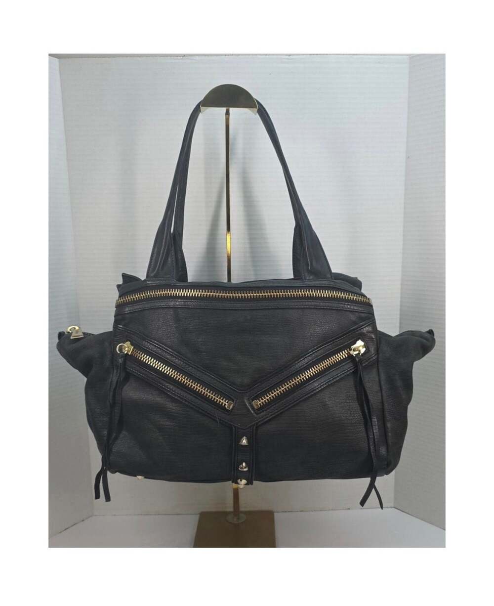 Botkier Trigger real Leather Satchel with gold accents- EUC